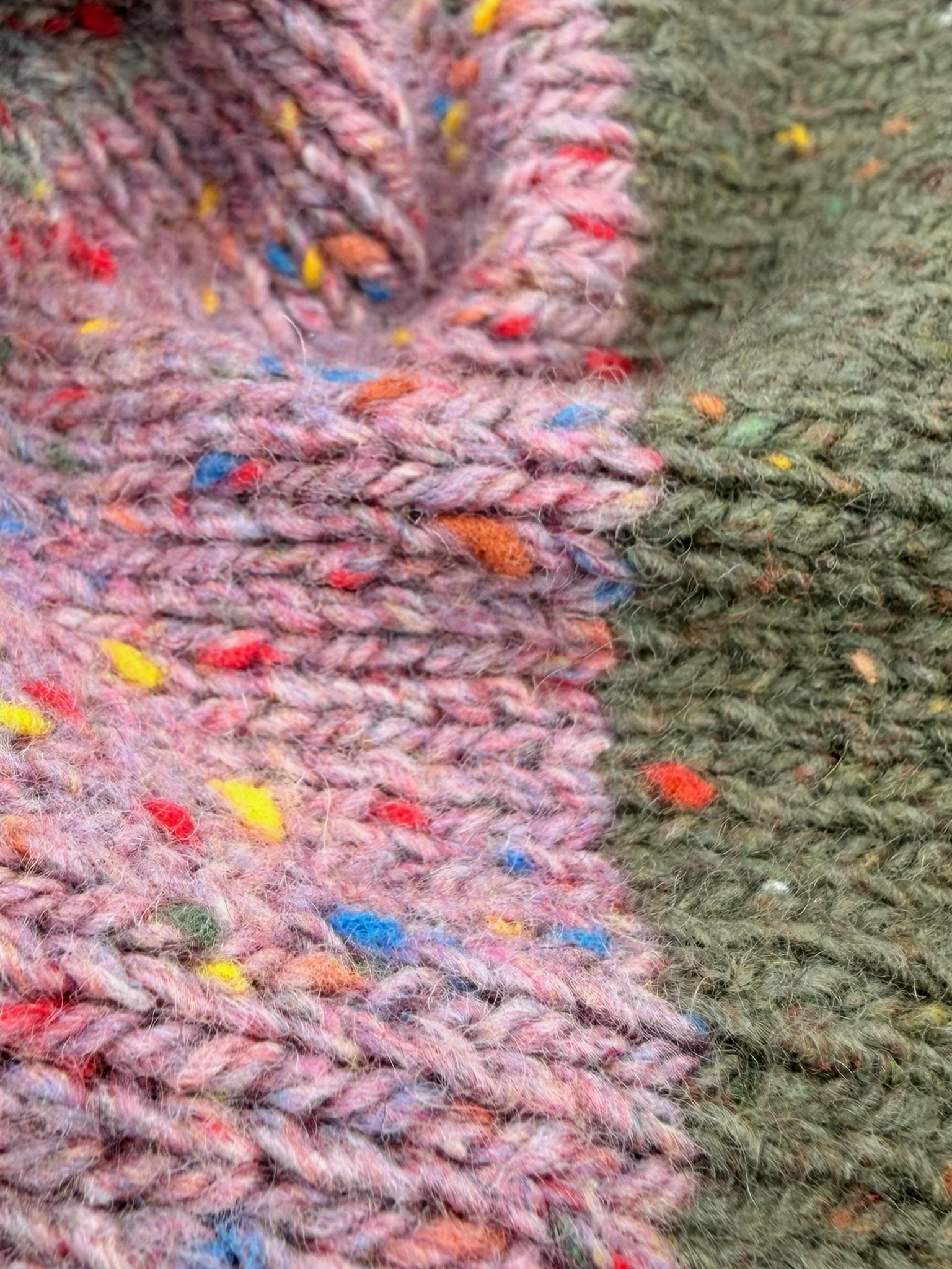 G&G Filati Tweedwool NM 3500 – Garn aus Merino & Seide Edler Oliv foto 4